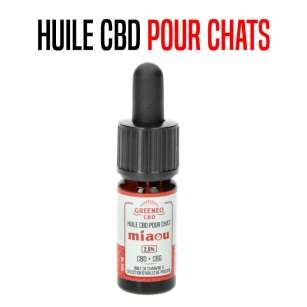 GREENEO HUILE CHAT CBD + CBG MIAOU 2,5 % 10 ML